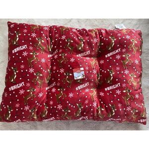 Rudolph The Red Nose Reindeer Cozy Dog Pillow Pet BED Super Soft 23” X 36” Red